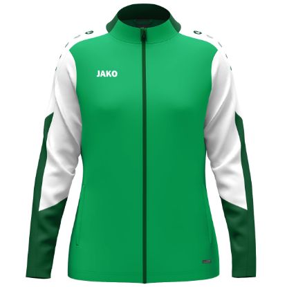 Afbeeldingen van Polyestervest Dynamic damesmaten groen/wit/donkergroen