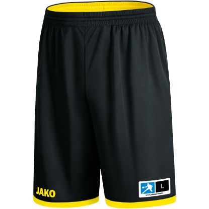 Afbeeldingen van Reversible short Change 2.0 zwart/citroen