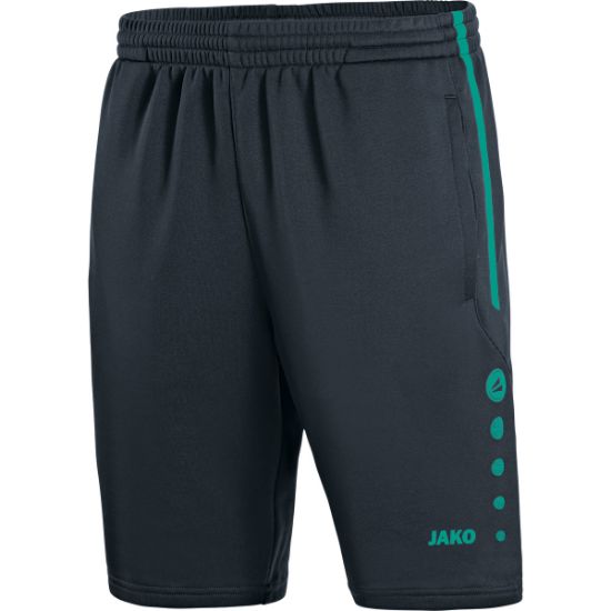 Afbeeldingen van Trainingsshort Active antraciet/turkoois