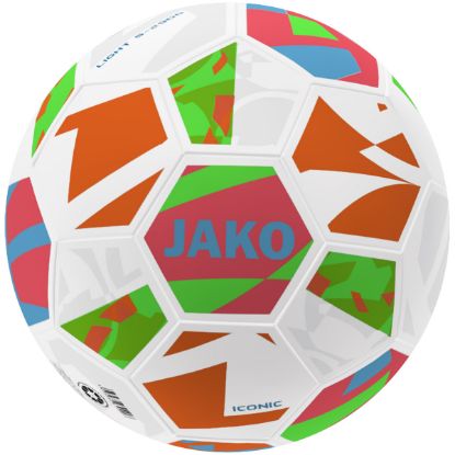 Afbeeldingen van Lightbal Iconic wit/koraal/fluogroen, 350g